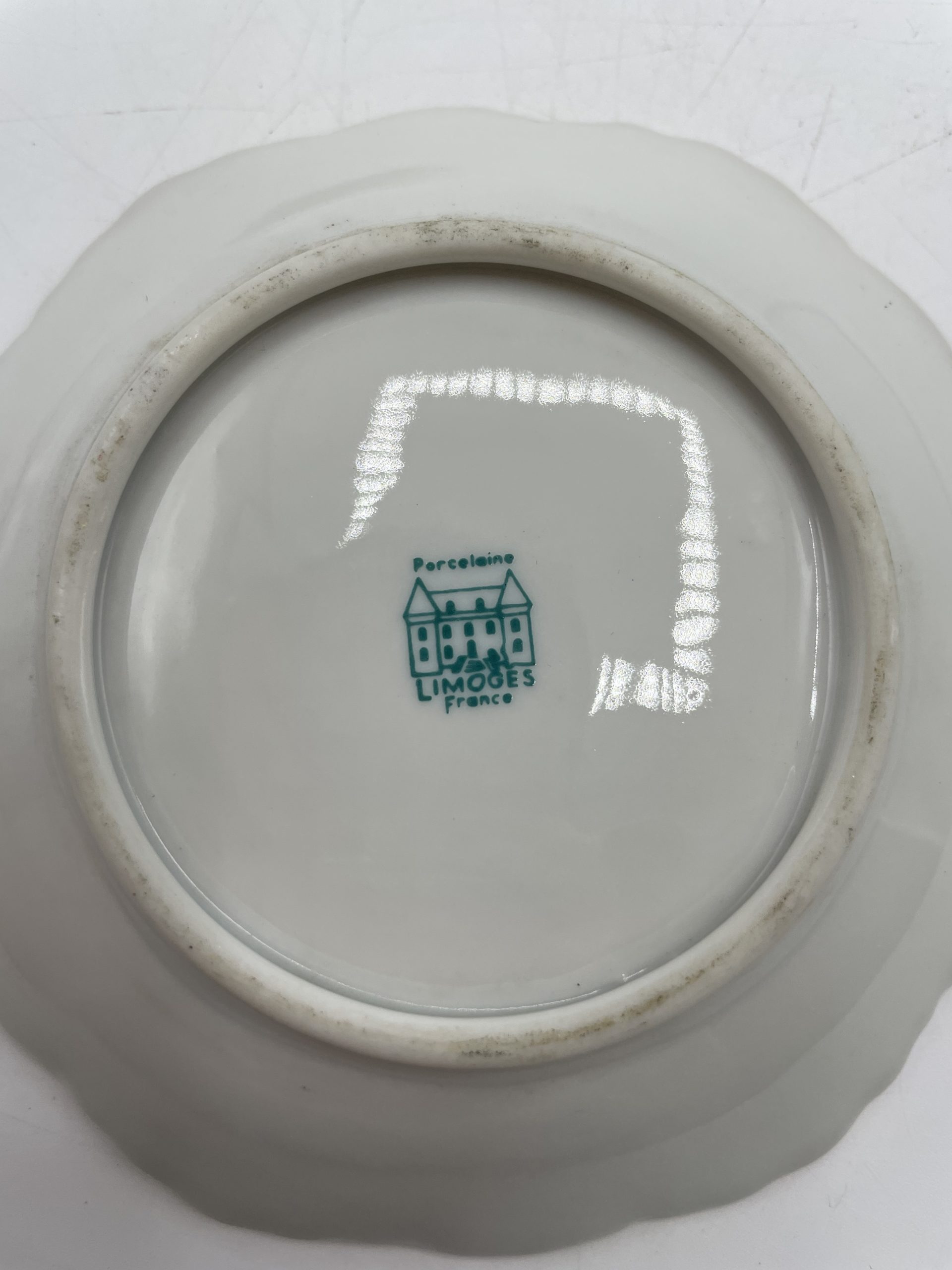 Duo petites coupelles assiettes miniatures porcelaine Limoges – Image 8