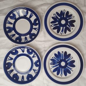 Ensemble de 4 assiettes en céramique Christina