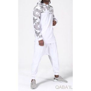 Survêtement QABAIL Army – Couleur blanc