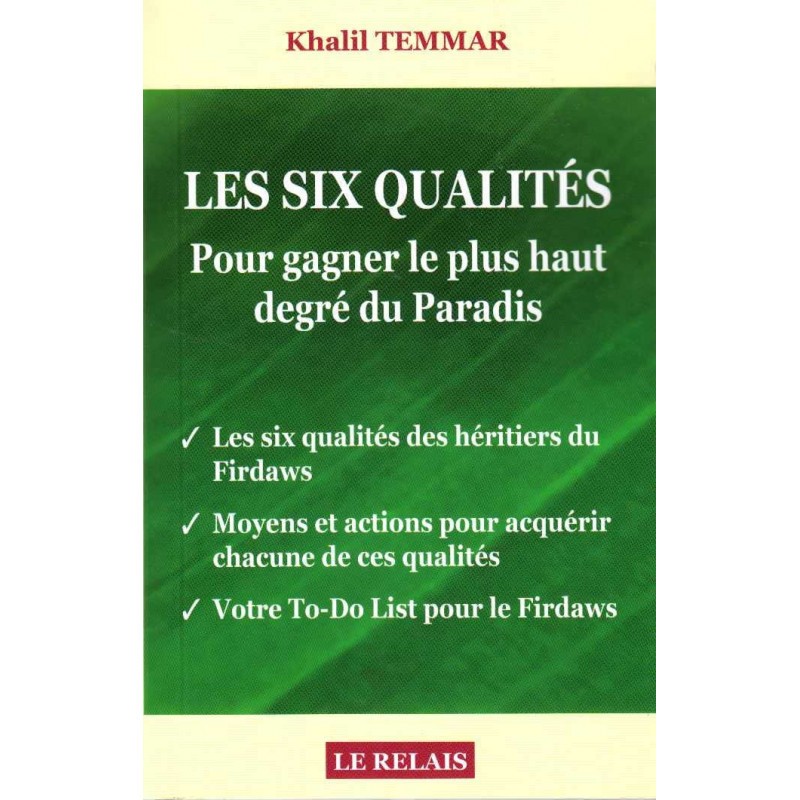 Les Six Qualités Pour Gagner Le Plus Haut Degré Du Paradis – Image 2