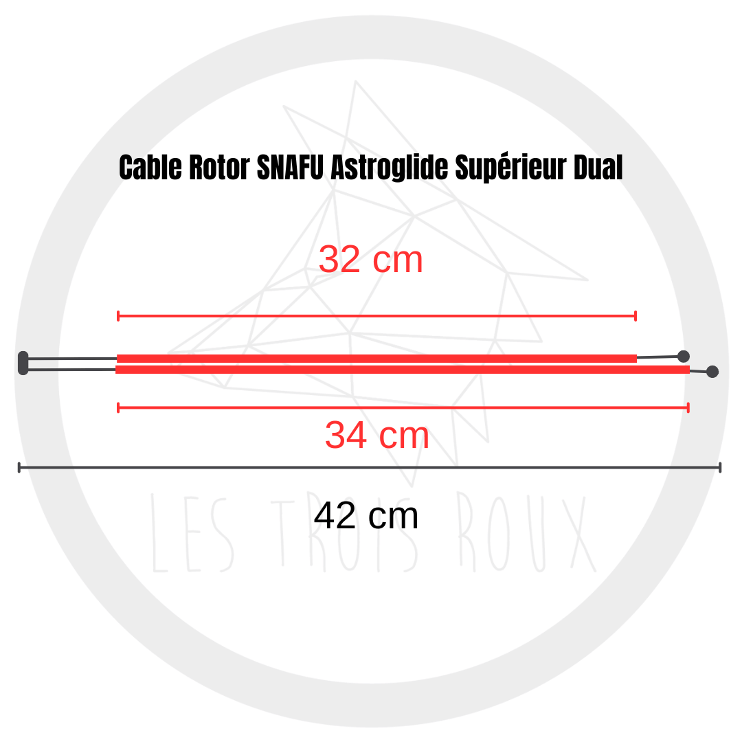 Cable Rotor SNAFU Astroglide Supérieur Dual – Image 3