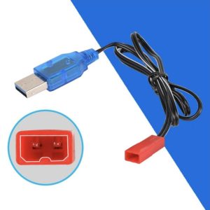 Chargeur USB vers Connecteur JST pour Batteries Drones LiPo 3.7V
