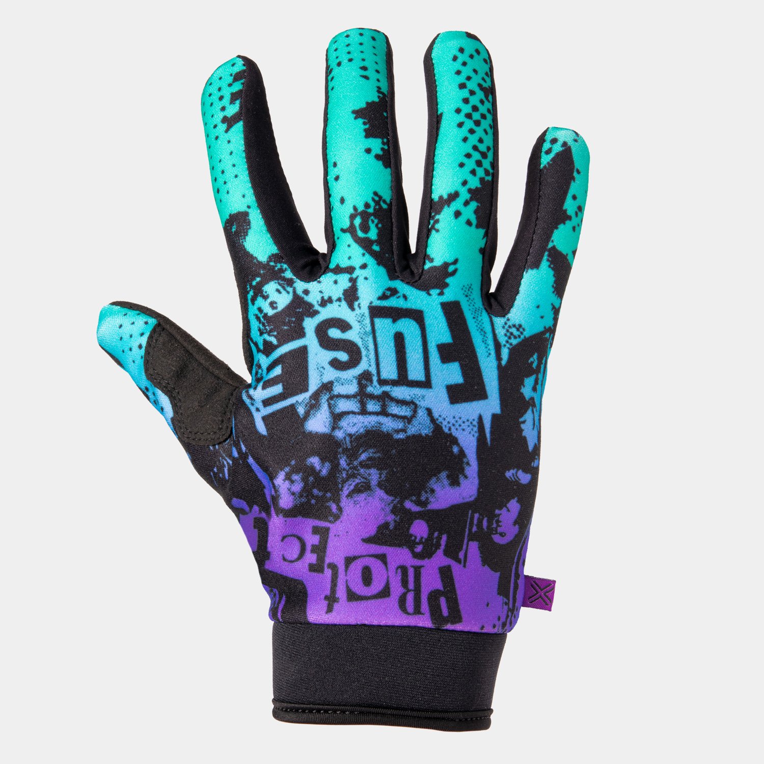 Gants FUSE Chroma Shred Purple / Teal – Image 2