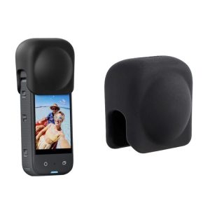 Manchon de Protection Objectifs en Silicone pour Caméra d&rsquo;Action Insta360 X3
