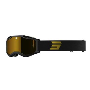 Masque SHOT Iris 2.0 Solid Black Tech Gold Glossy