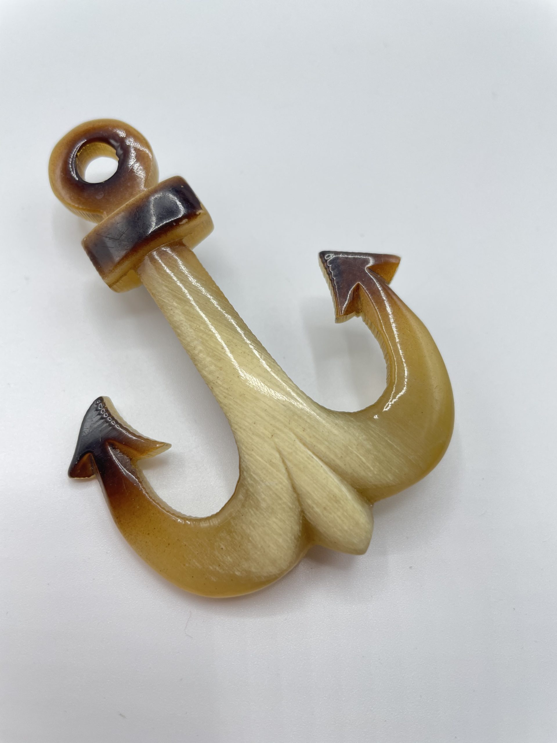 Broche ancre couleur ivoire – Image 3