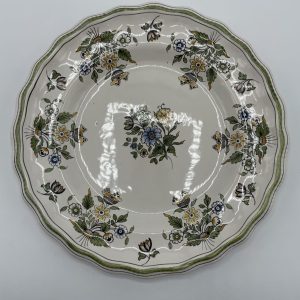 Grande assiette vintage faĂŻence ACHARD MOUSTIER