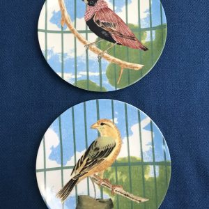 Duo d’assiettes signĂ©es John Derian