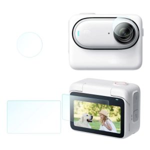 Films de Protection en Verre TrempĂ© 9H pour CamĂ©ras d’Action Insta360 GO 3 / GO 3S