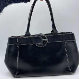 Sac Ă main vintage Furla cuir noir