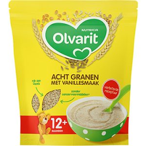 Olvarit Huit grains au goût de vanille 200g