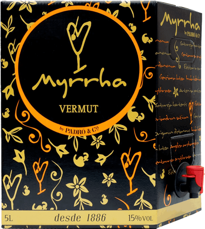 Vermouth PadrĂł Myrrha Rojo Bag in Box 5 L.