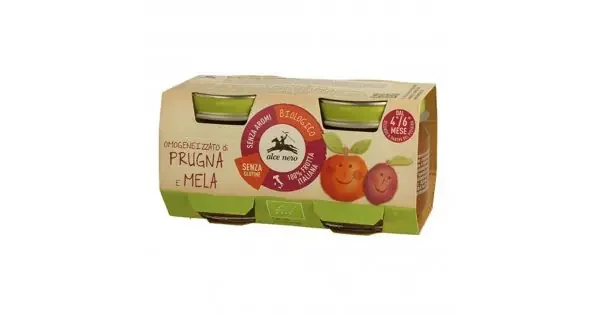 Alce Nero, Omogeneizzato Di Prugna E Mela Biologico, 120g – Image 2
