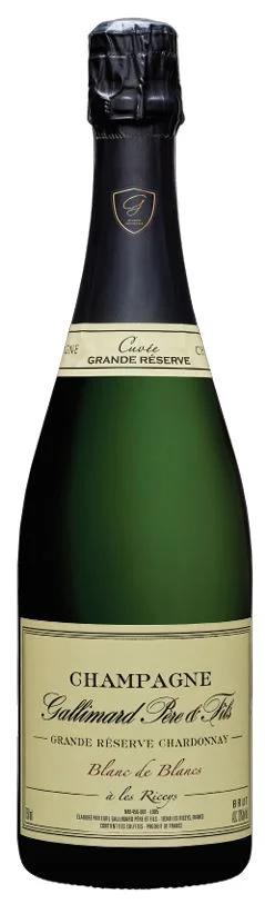 AOC Champagne – Grande Réserve – Blanc de Blancs – Les Riceys – Gallimard Père et Fils – 75cl – Image 2