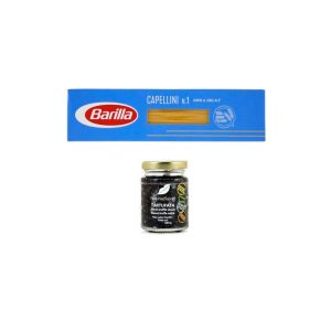 Test pack Barilla Capellini Pâtes & Sauce Truffe Noire 11x500g