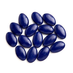 Dragées chocolat noir 70% de cacao, Bleu marine
