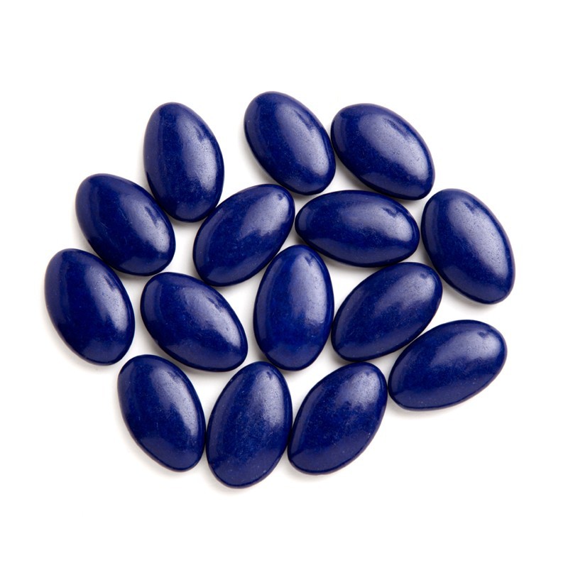 Dragées chocolat noir 70% de cacao, Bleu marine