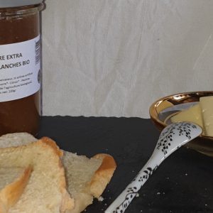 Confiture Extra de figues blanches safran BIO – 220 g