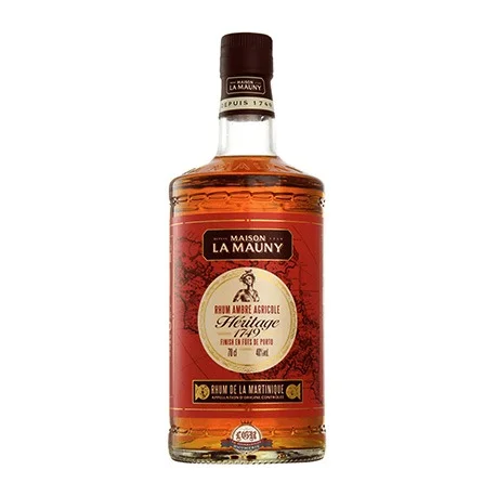 LA MAUNY Héritage 1749 (40%) RHUM AMBRE AGRICOLE (MARTINIQUE) 70cl