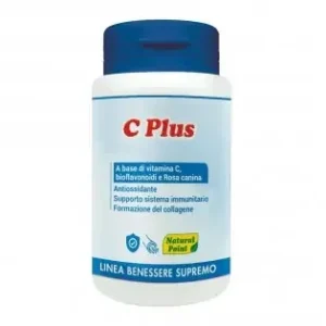 Natural Point C Plus – Integratore Antiossidante 60 Compresse, Supporto Sistema Immunitario e Formazione del Collagene