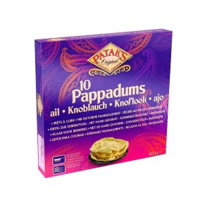Patak papadums à l&rsquo;ail 100gr