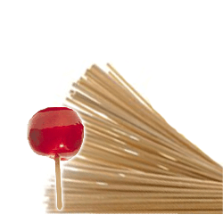 Pack de 2000 bâtons en bois 15 cm pour pomme d&rsquo;amour