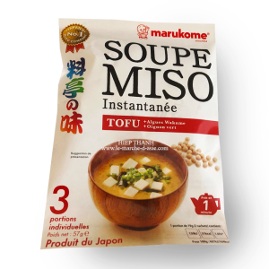 Soupe Miso Instantanée Tofu – Marukome