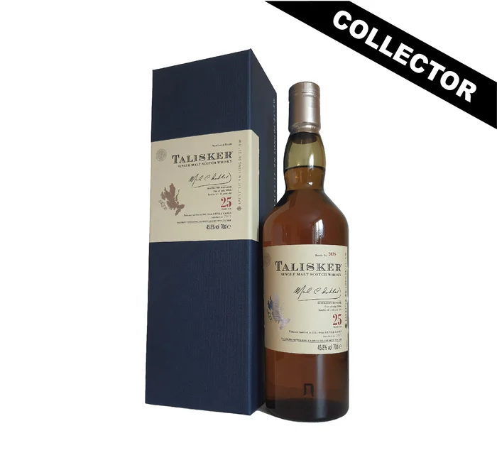 TALISKER 25 ans 45,8% Single Malt WHISKY (ÉCOSSE / Skye) 70cl (Bottled 2011)