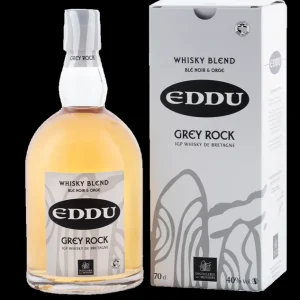 Whisky de Bretagne – Eddu – Grey Rock – Pur Blé Noir – 70cl